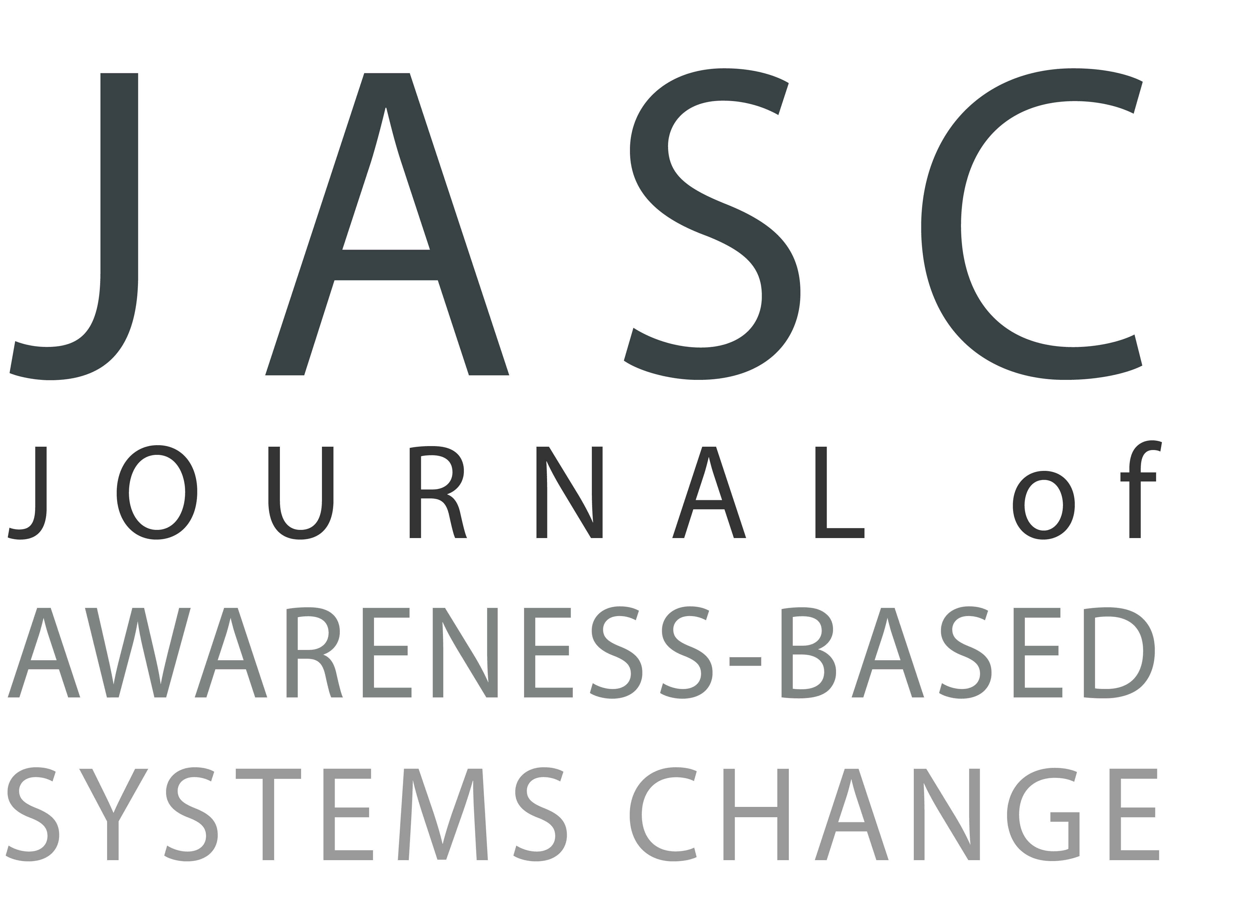 Journal of Awareness-Based Systems Change logo